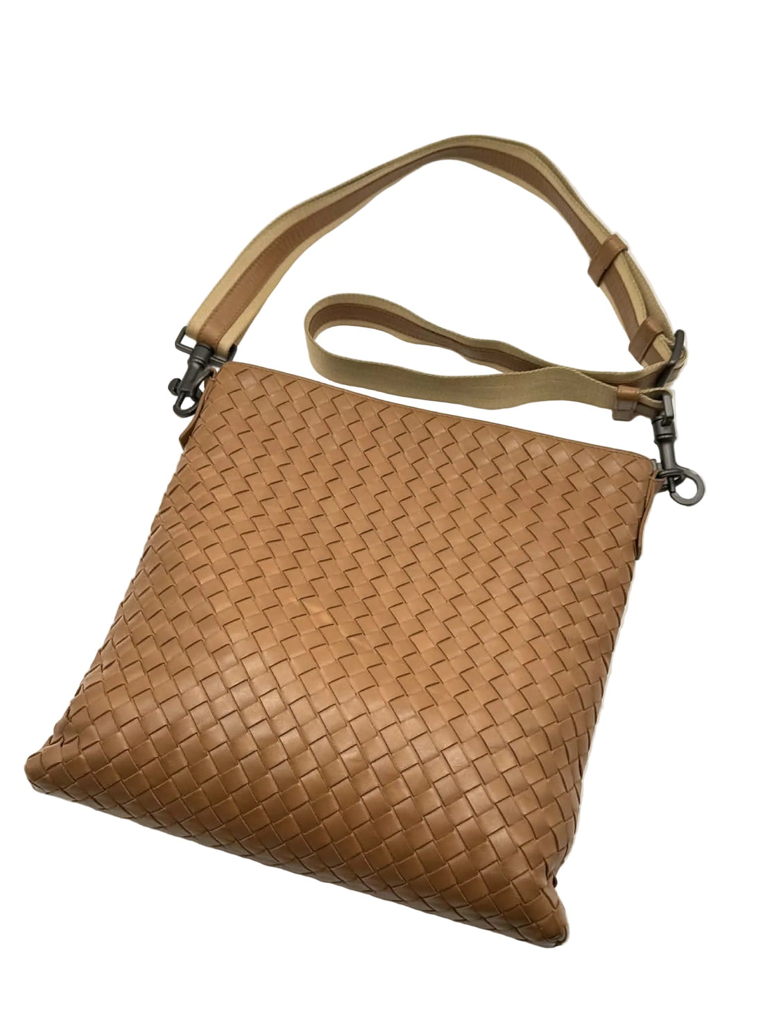 Bottega Veneta 2012-2025 Nappa Intrecciato Crossbody Bag (Like new)