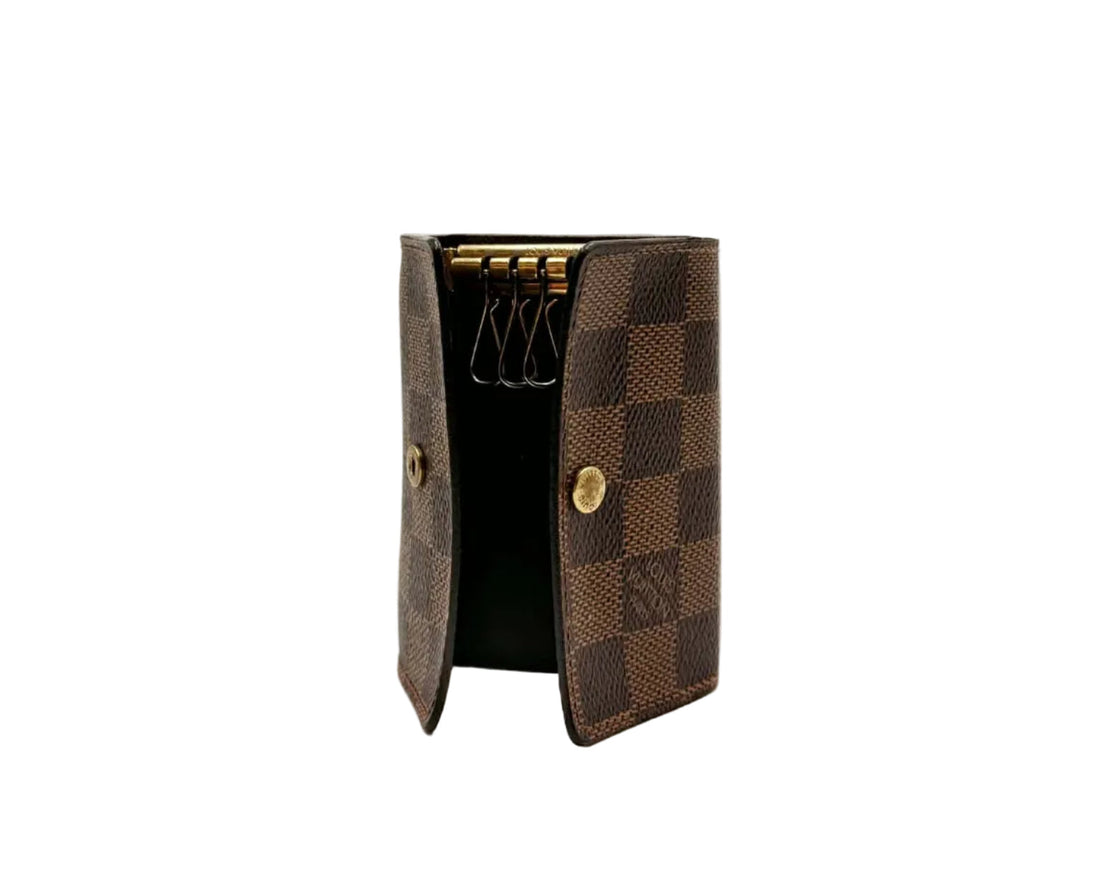 Louis Vuitton Damier Ebene 5 Key Holder (Like new) QT8H9RR