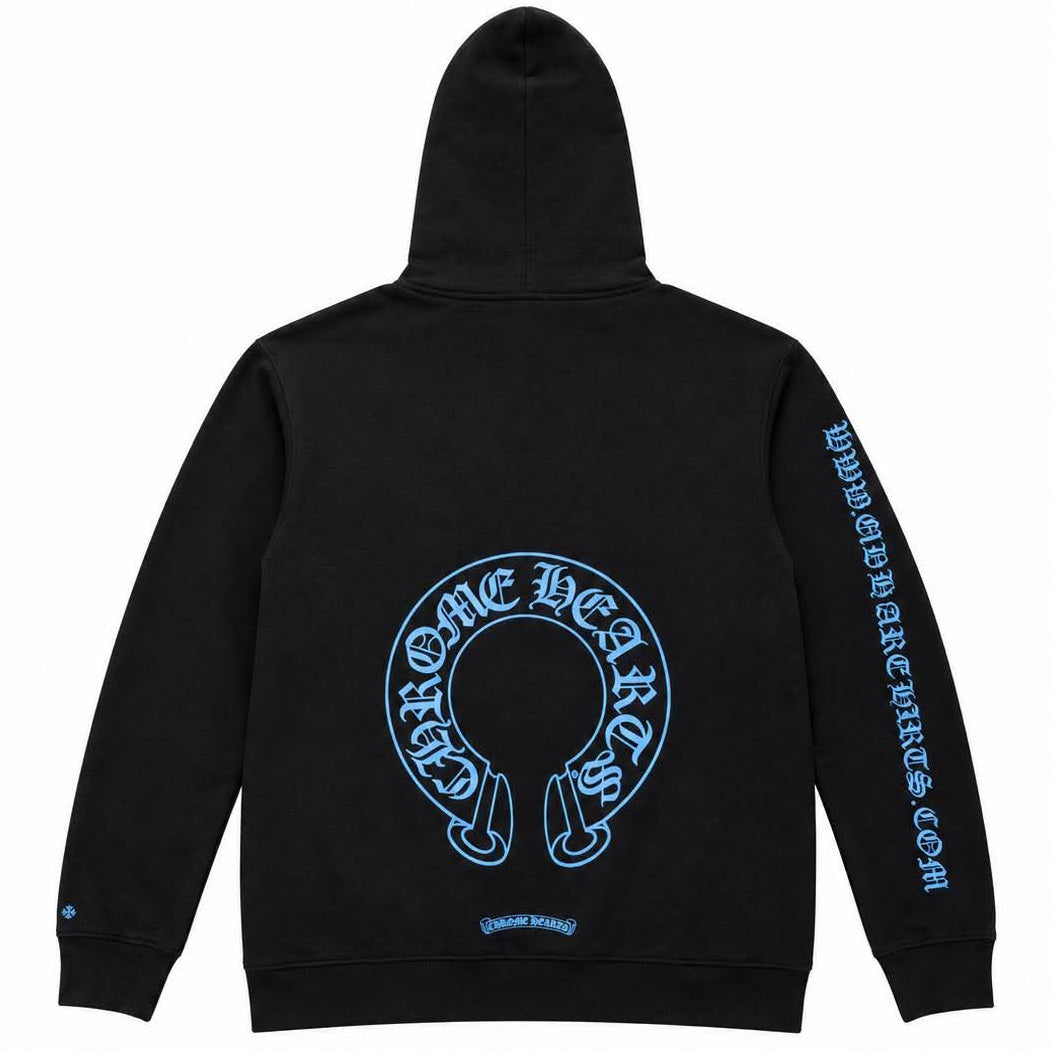 Chrome Hearts Online Exclusive Hoodie Black/Blue