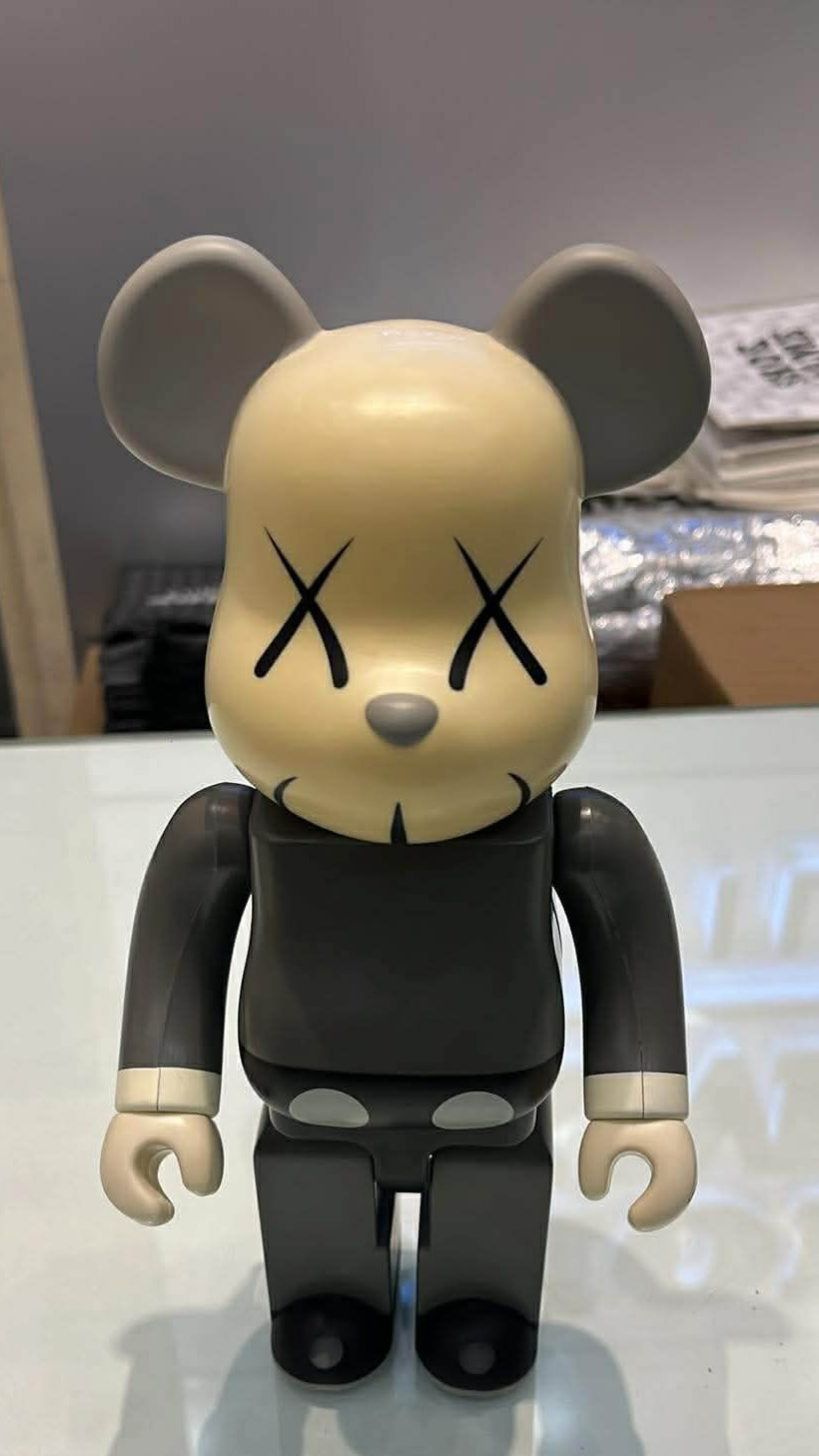 Bearbrick KAWS 400% Grey (NO BOX)