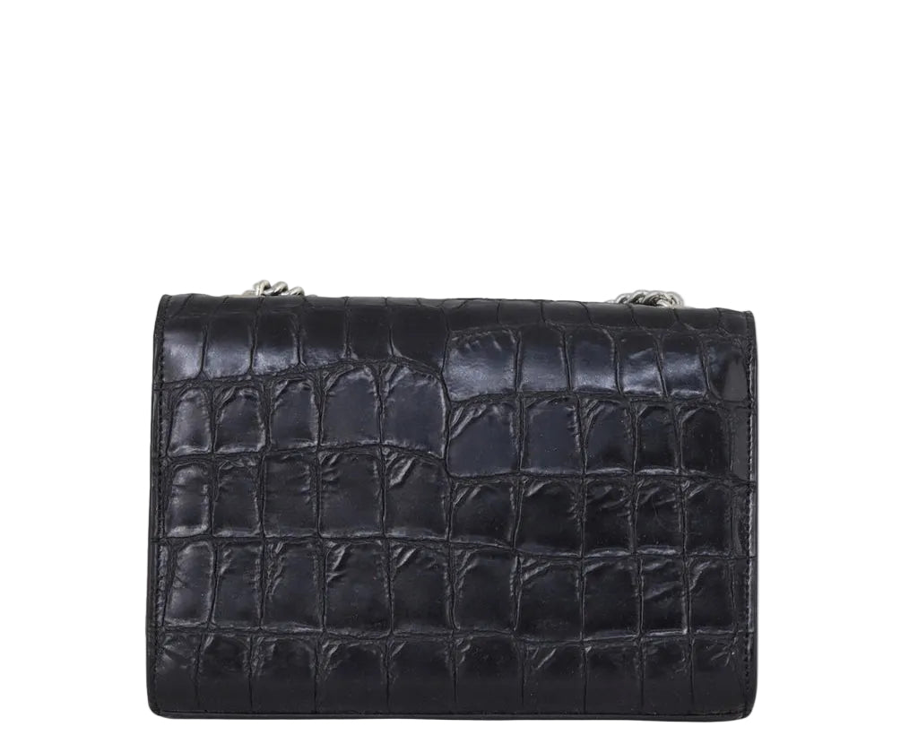 Saint Laurent Kate Tassel Chain Bag Small Croc-Embossed (Like new)
