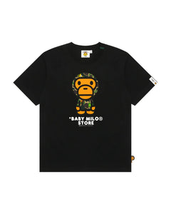 BABY MILO Short Sleeve T-Shirt Black Milo regular fit tee