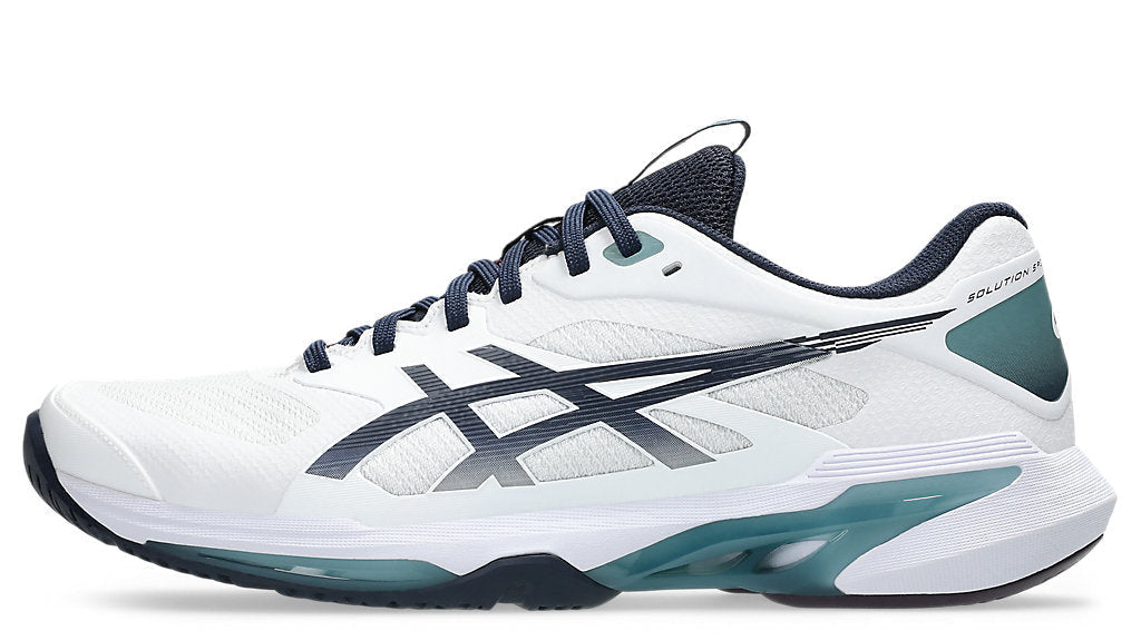 ASICS Solution Speed FF 4 White Navy