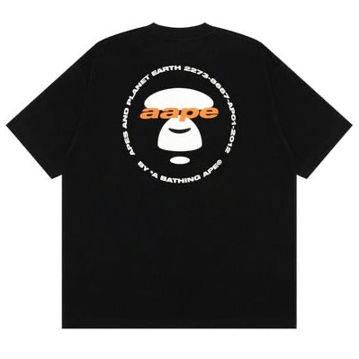 Aape Main Tee Black/Orange