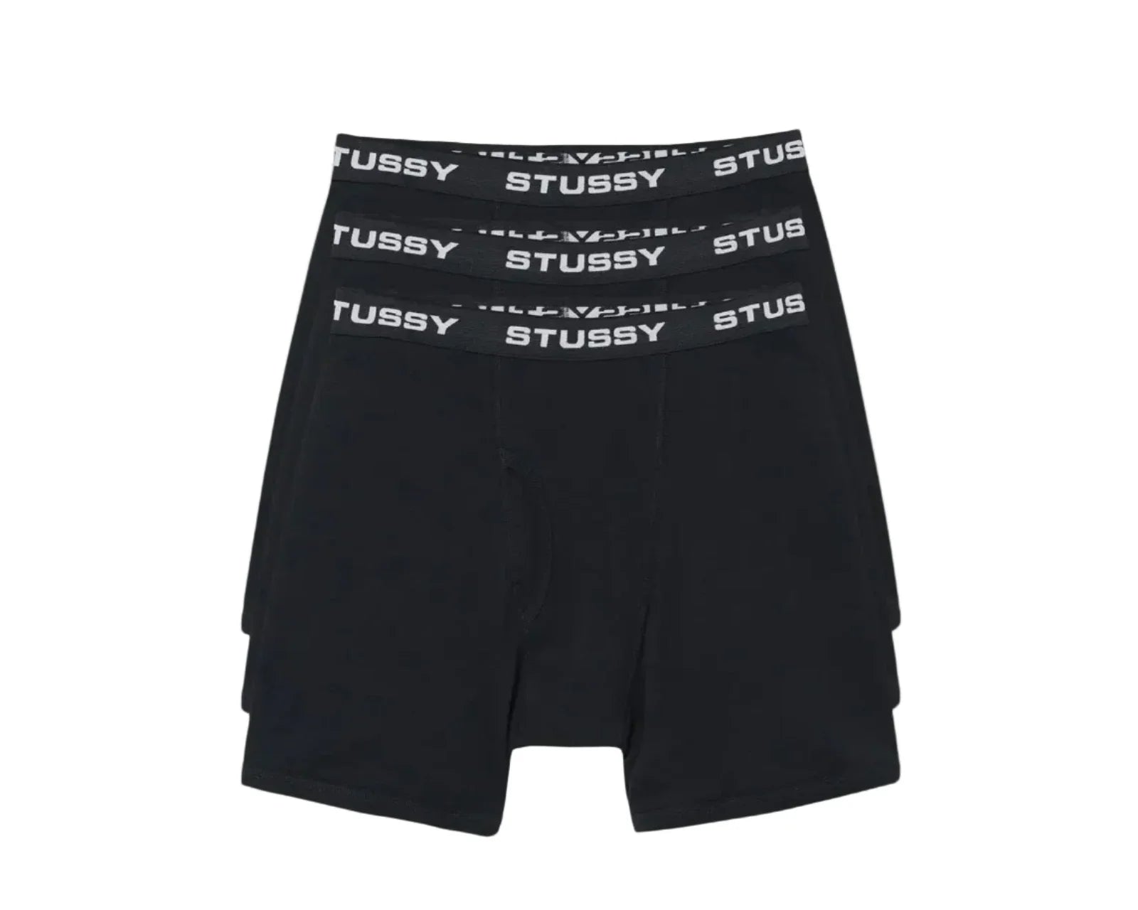 Stussy Boxer Briefs - 3 Pack Black