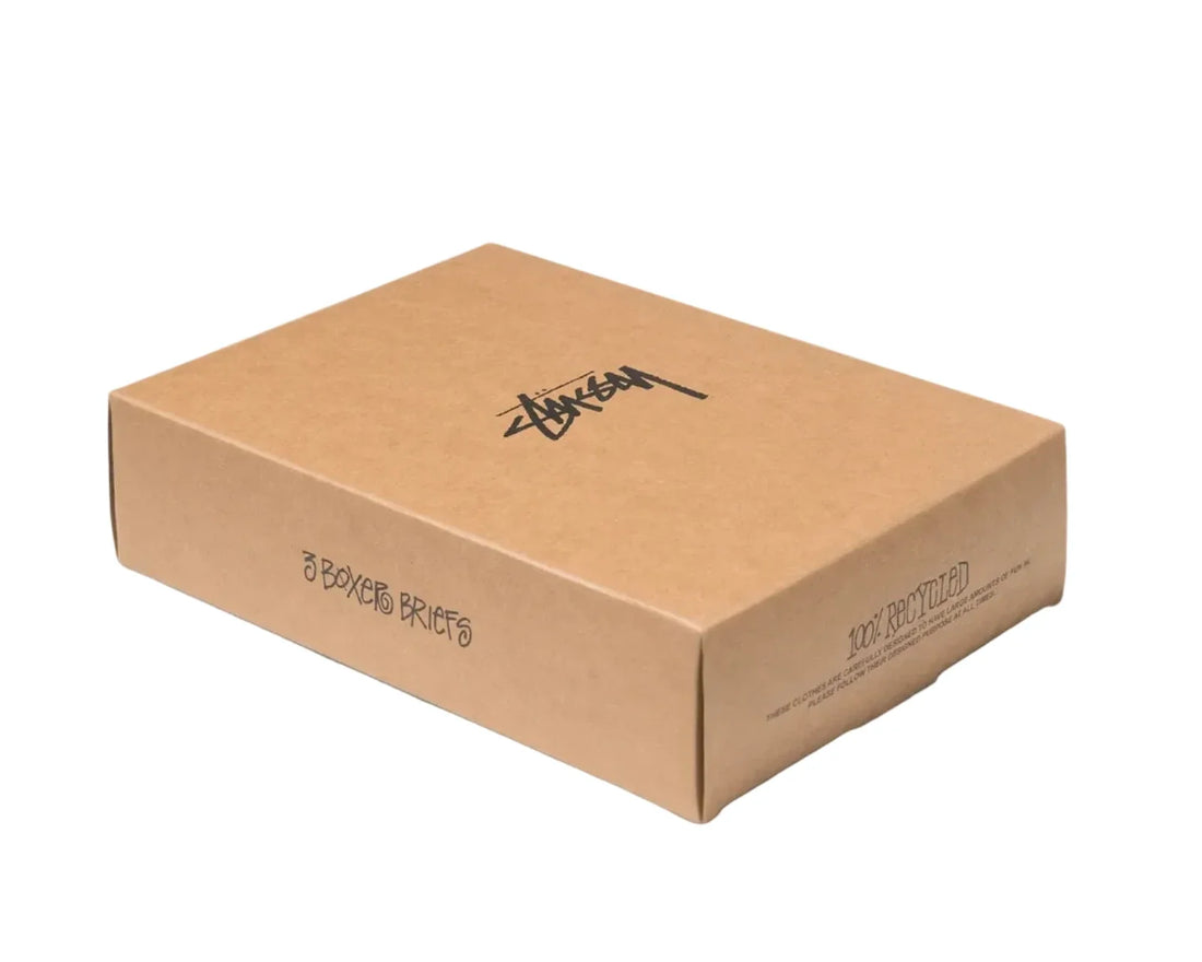 Stussy Boxer Briefs - 3 Pack Black