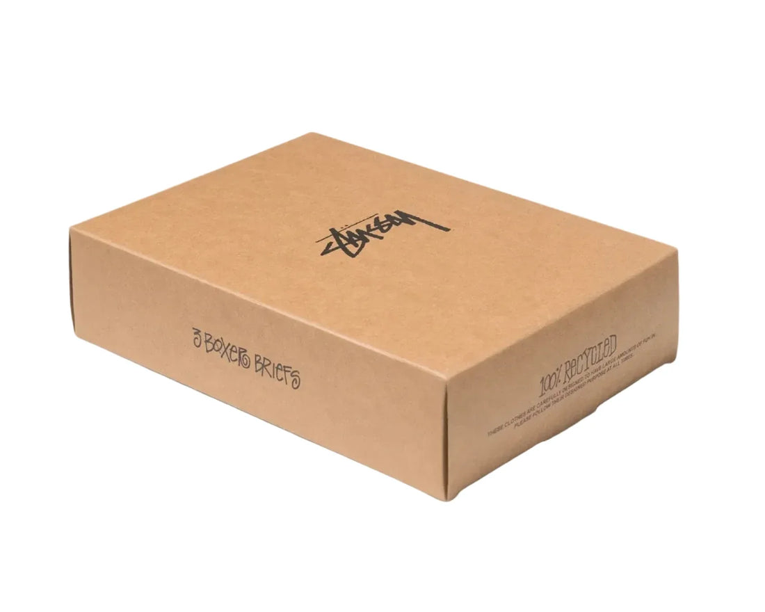 Stussy Boxer Briefs - 3 Pack Grey Heather