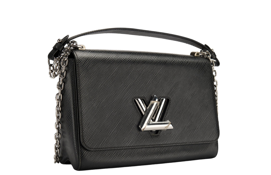 Louis Vuitton Twist Bag Black Epi Leather Silver Hardware