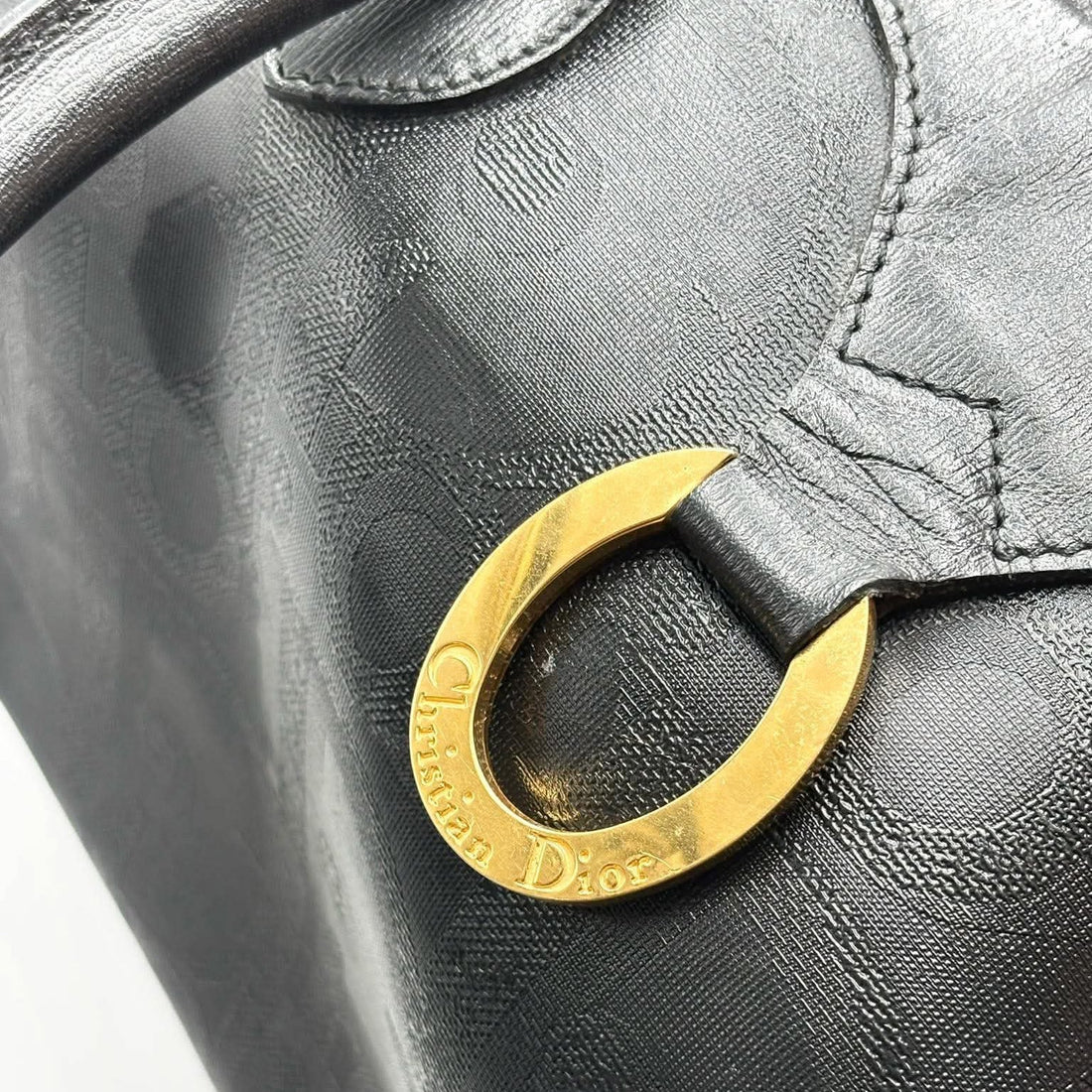 Christian Dior 20th Century Diorissimo Trotter Coated Canvas Travel Bag XL (Pre-owned) GMWWHVX