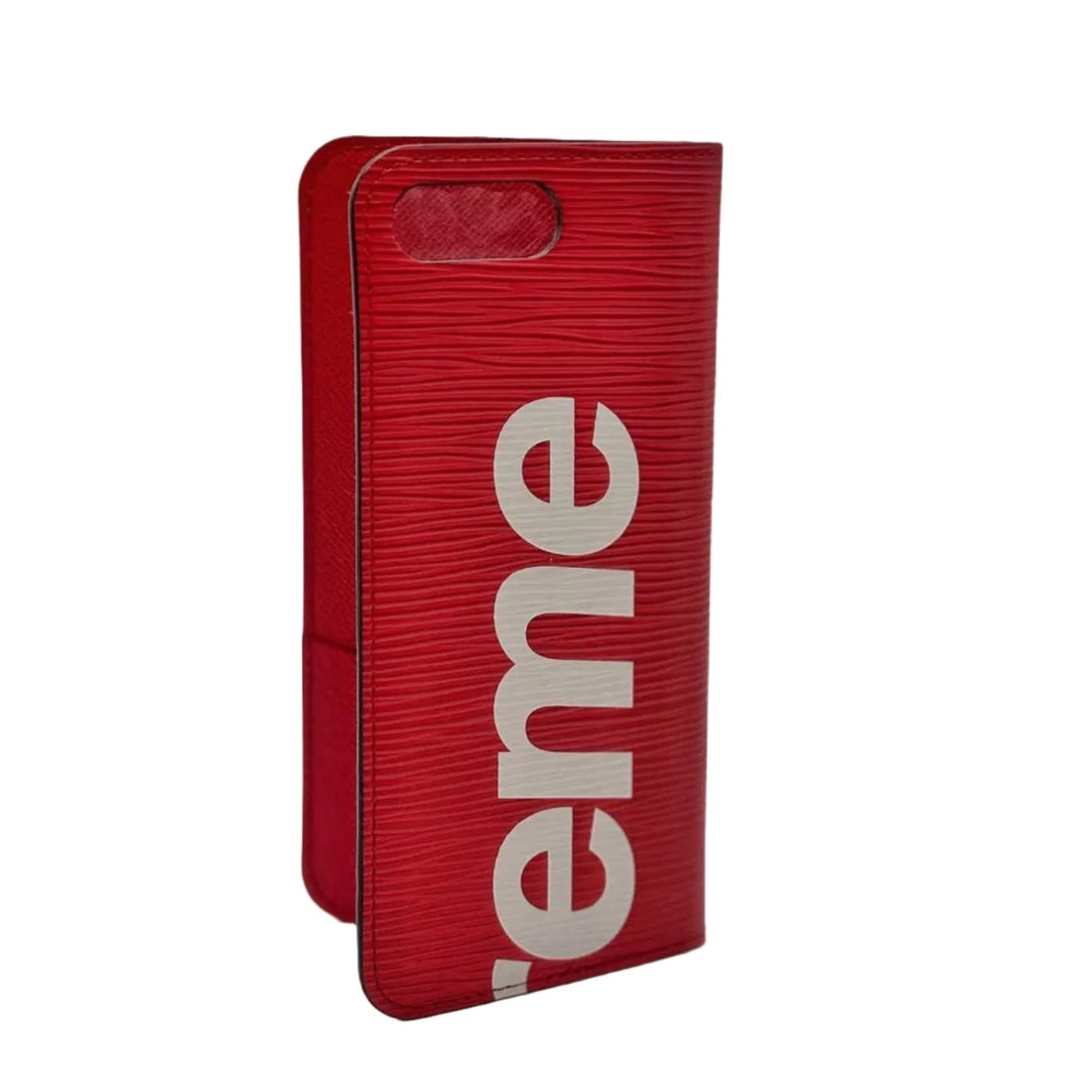 Louis Vuitton x Supreme iPhone 7 Plus Folio Epi Red