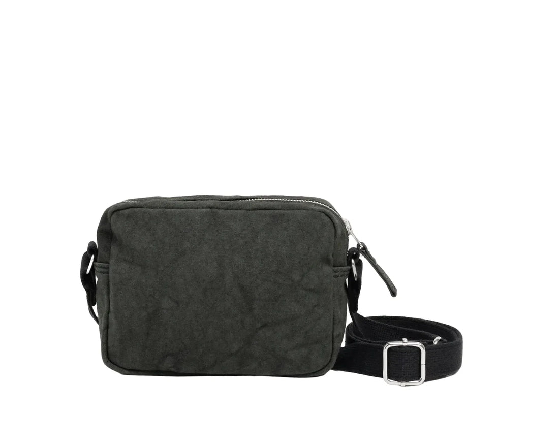 Stussy Canvas Side Pouch Washed Black