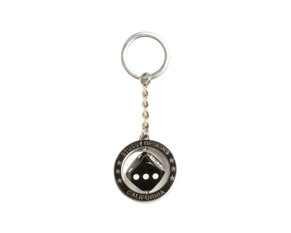 Stussy Spinning Dice Keychain