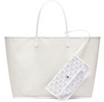 Load image into Gallery viewer, Goyard Saint Louis Tote PM White
