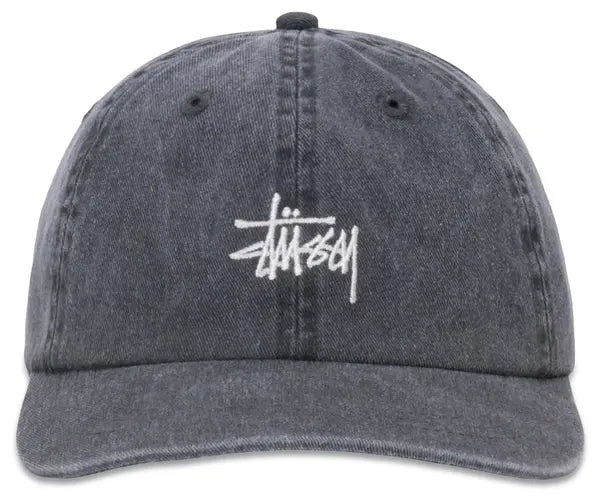 Stussy Basic Washed Low Pro Cap Charcoal