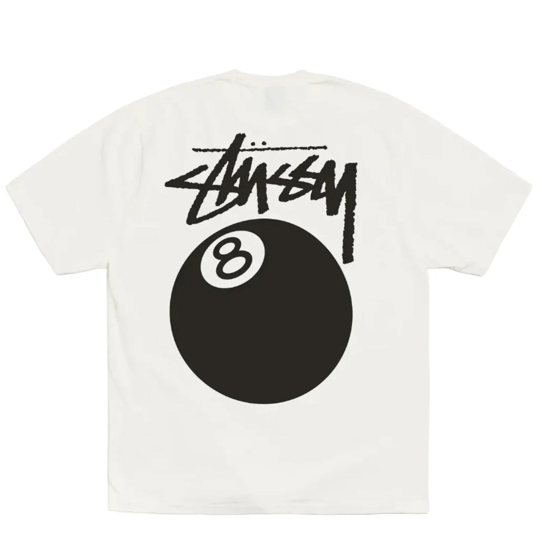 Stussy 8 Ball Pigment Dyed Tee White
