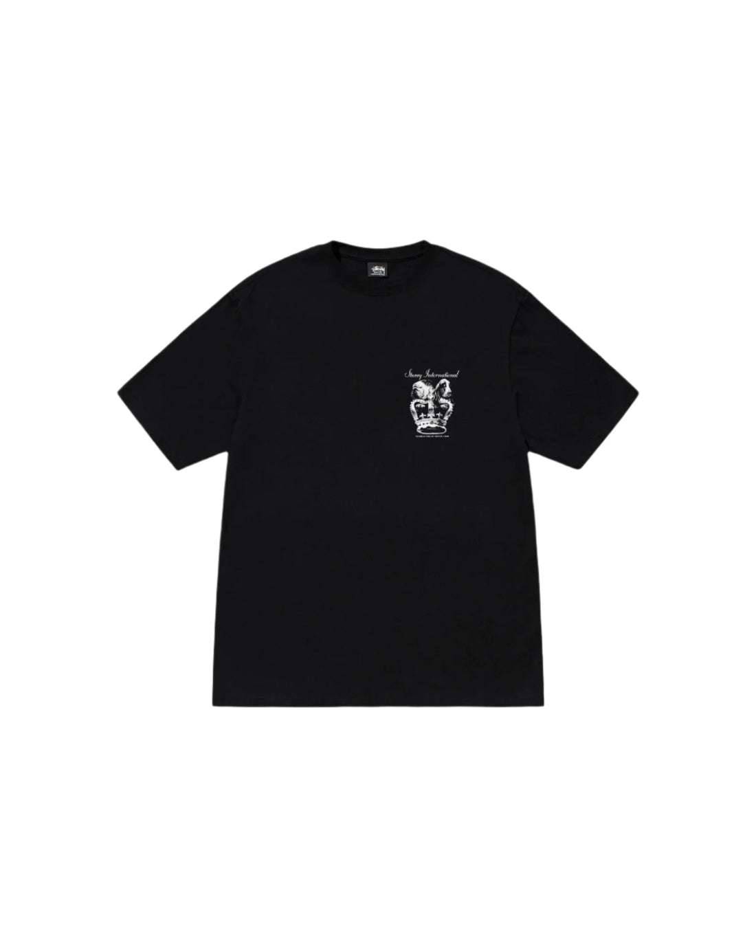 Stussy Dog Crown Tee Black