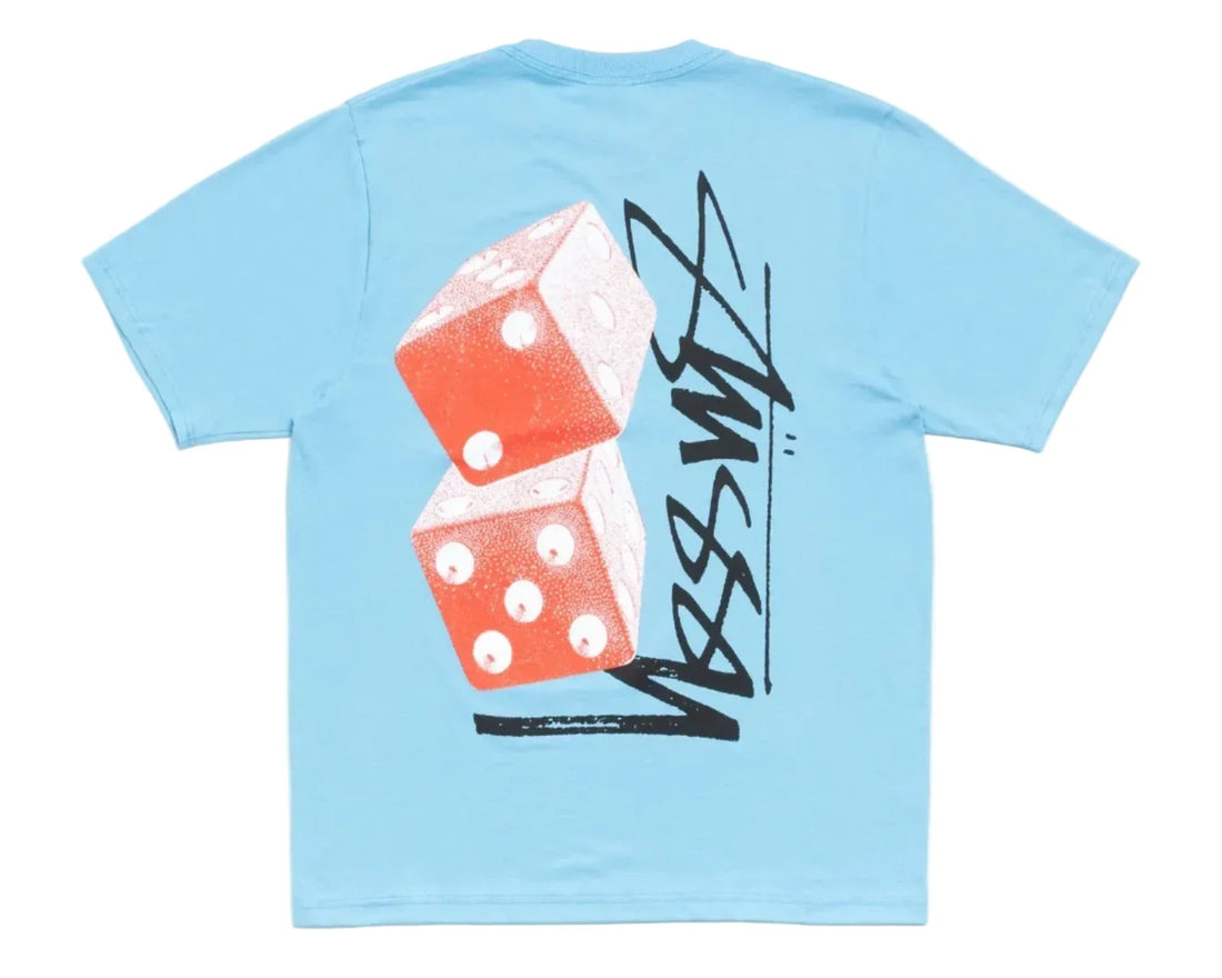 Stussy Tall Dice Tee Sky Blue