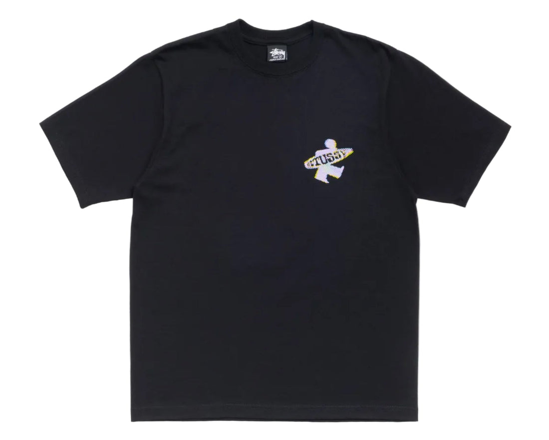 Stussy Dot Surf Puff Print Tee Black
