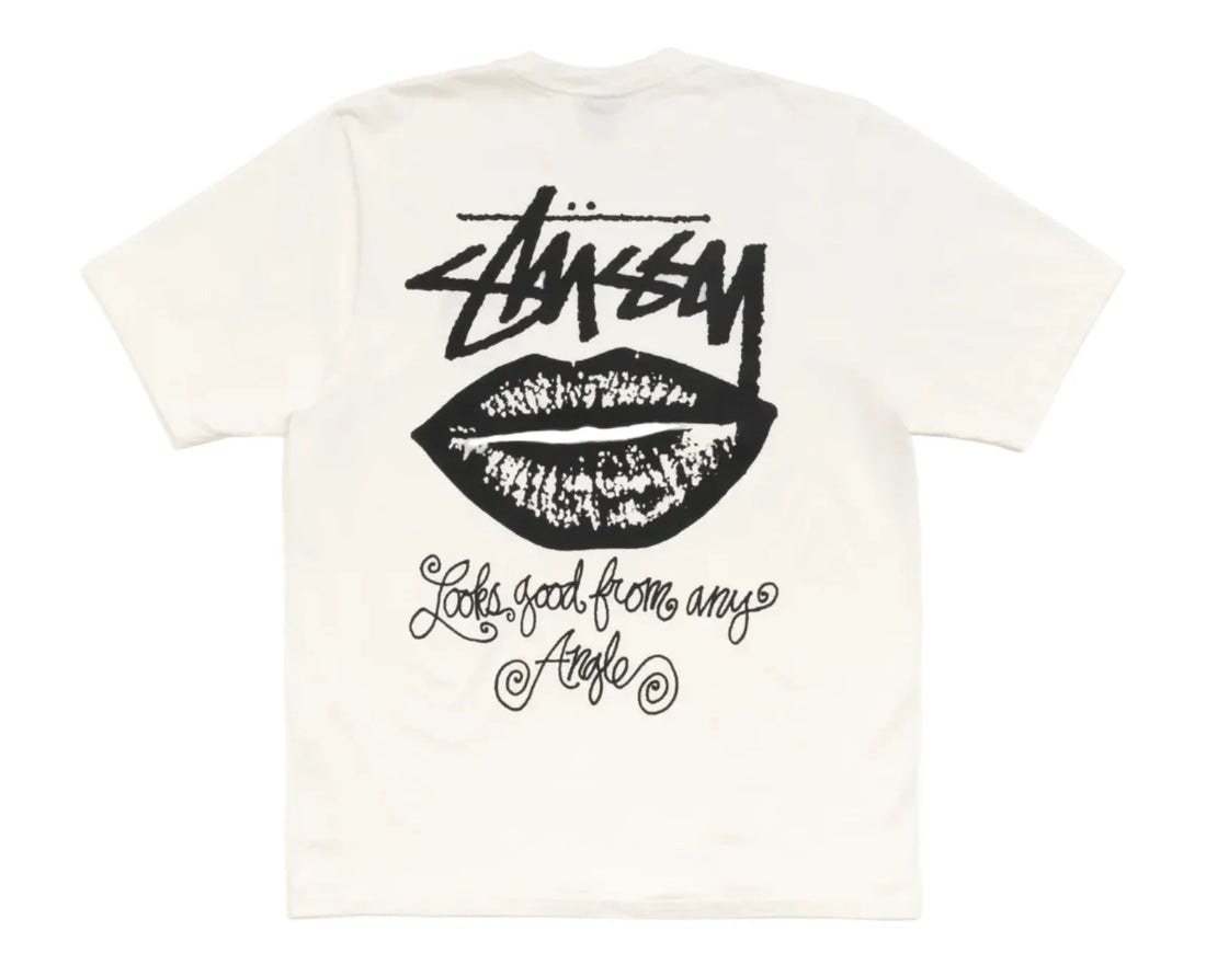 Stussy Any Angle Tee Pigment Dyed White