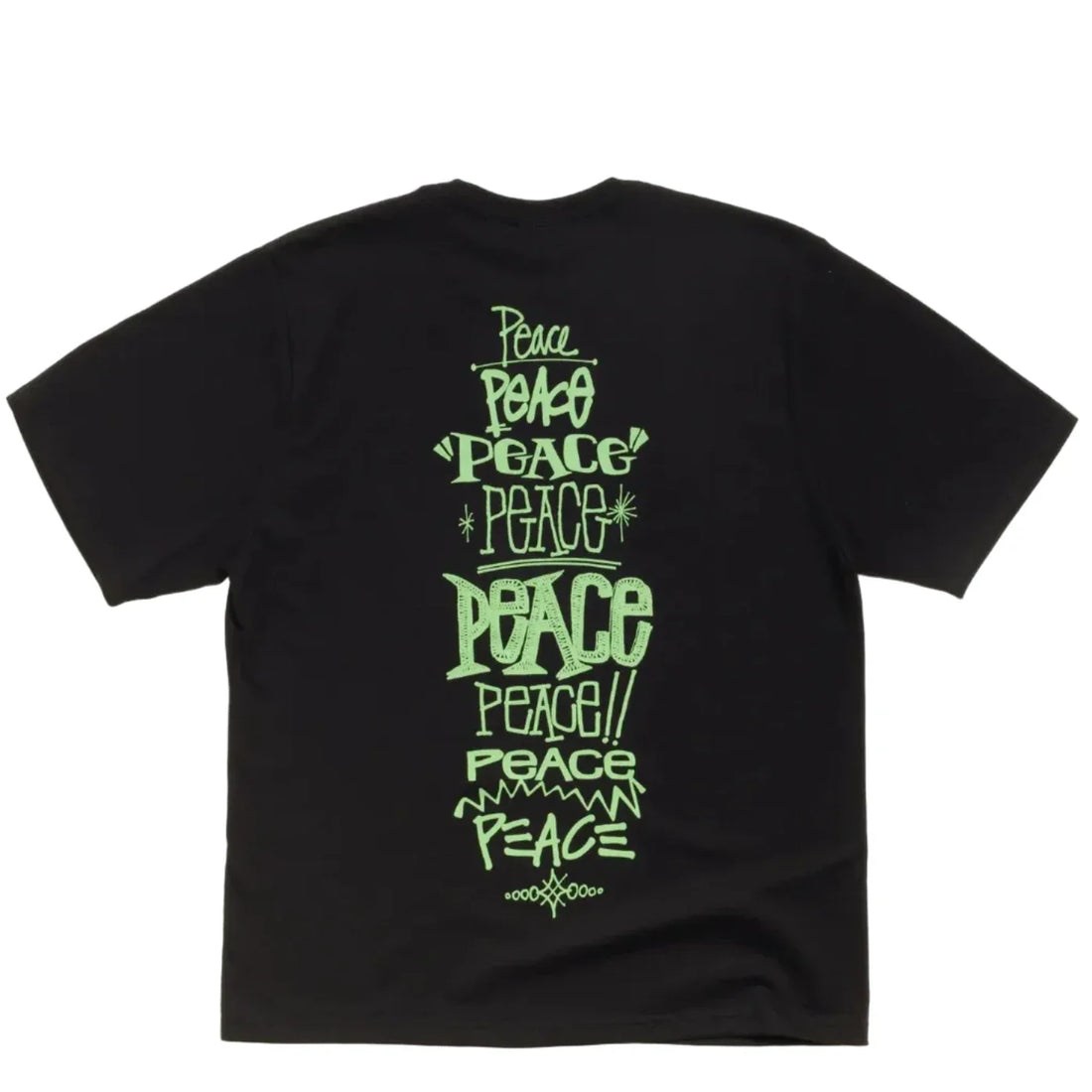 Stussy Peace Increased Tee Black