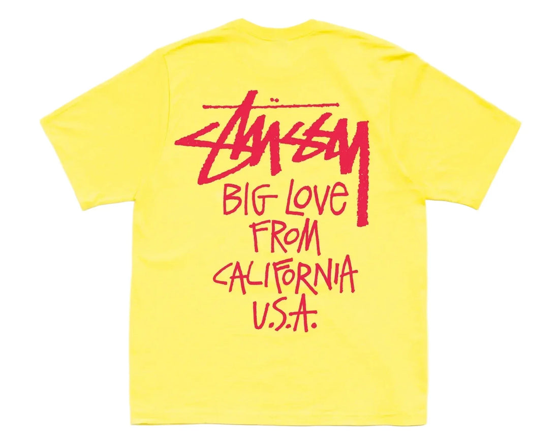 Stussy Big Love Tee Lemon