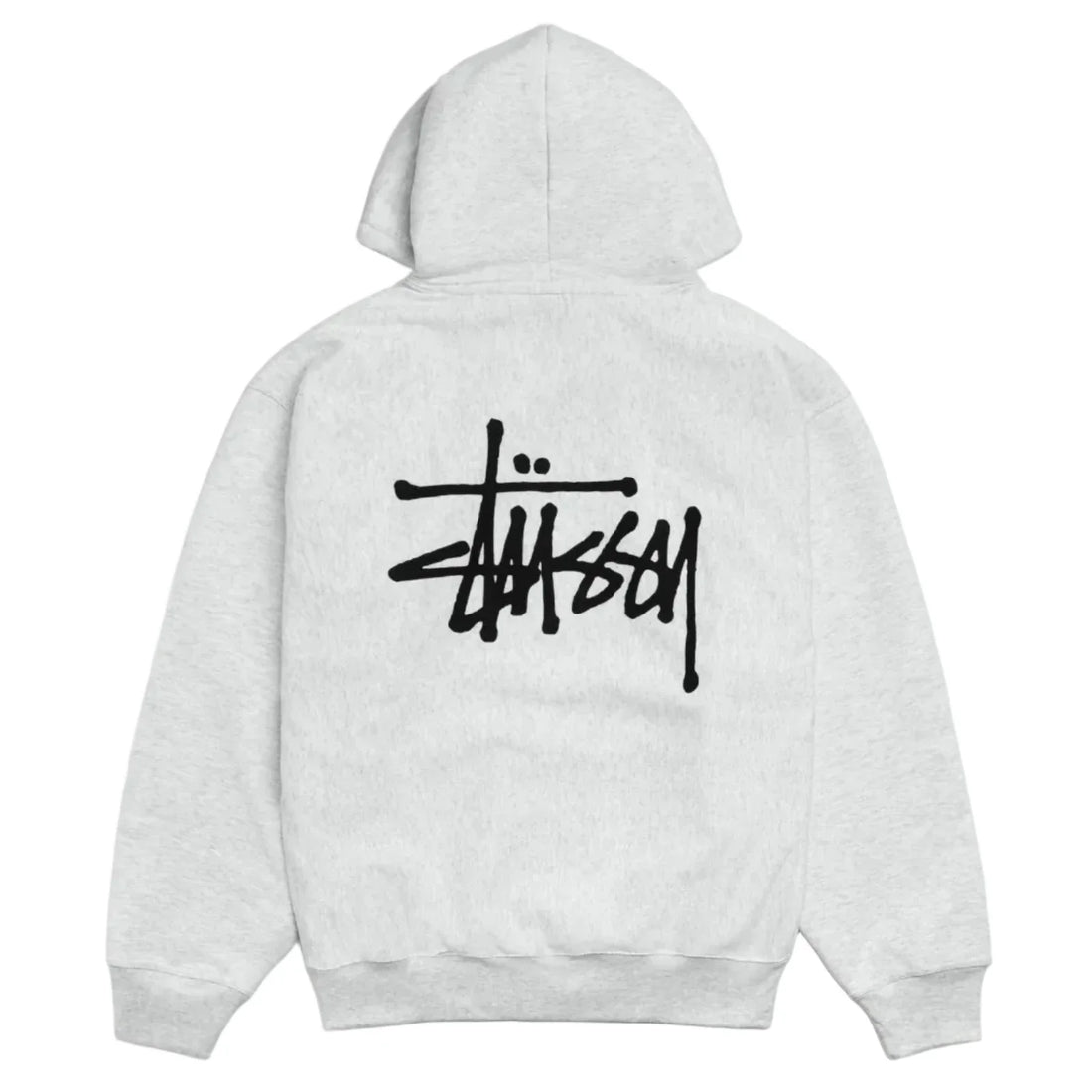 Stussy Basic Zip Hoodie Ash Heather
