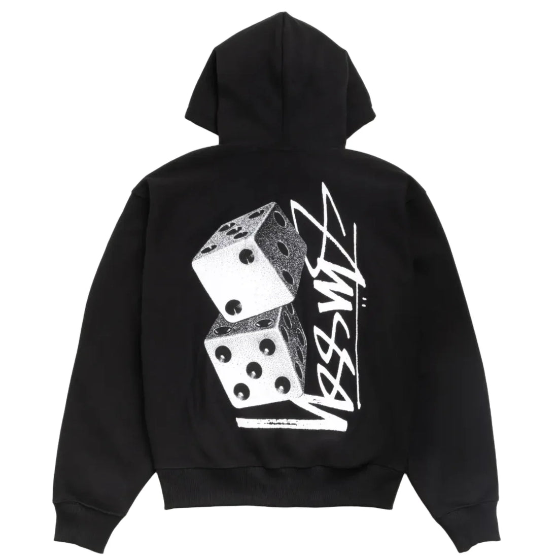 Stussy Tall Dice Zip Hoodie Black