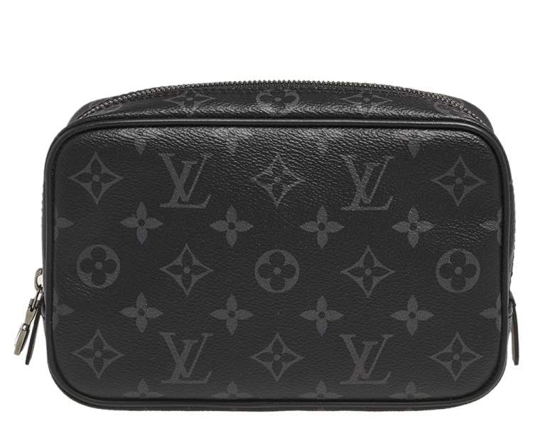 Louis Vuitton Monogram Eclipse Canvas Toiletry Pouch PM (Pre-owned)