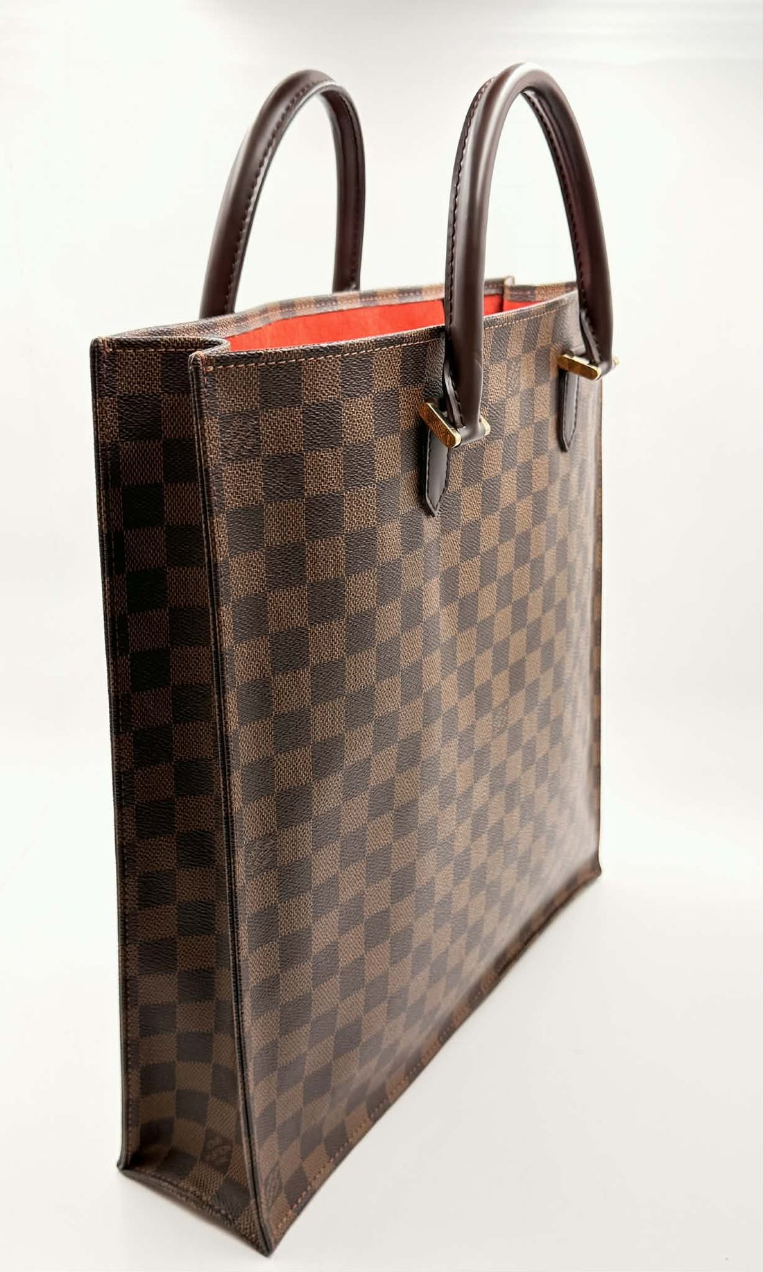Louis Vuitton 2001 Damier Ebene Venice Sac Plat tote bag (Like new)