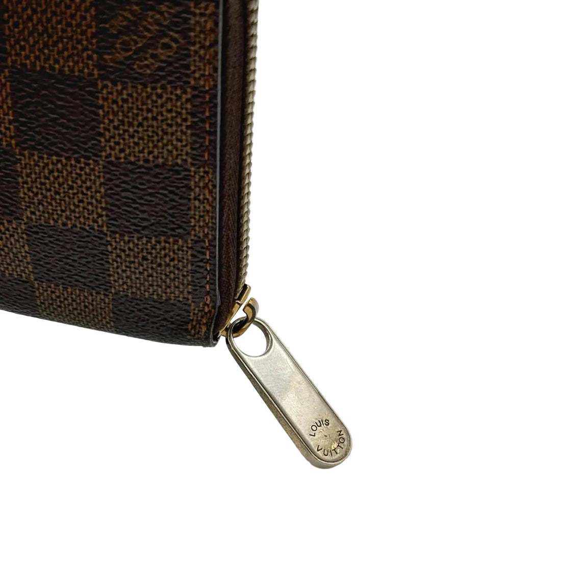 Louis Vuitton Damier Ebene Zippy Wallet Brown (Pre-owned)