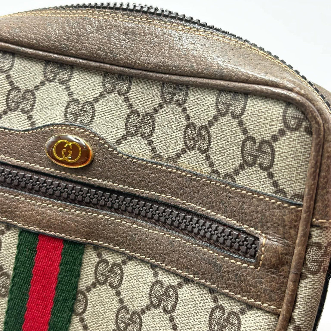 Gucci GG Supreme Ophidia Small Shoulder Bag (Pre-owned)