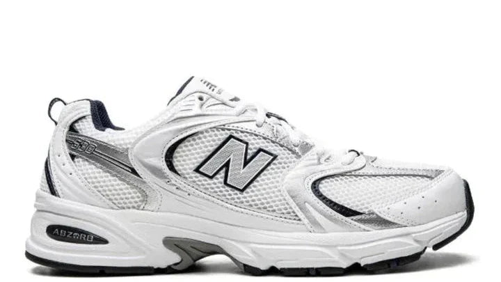 New Balance 530 White Silver Navy
