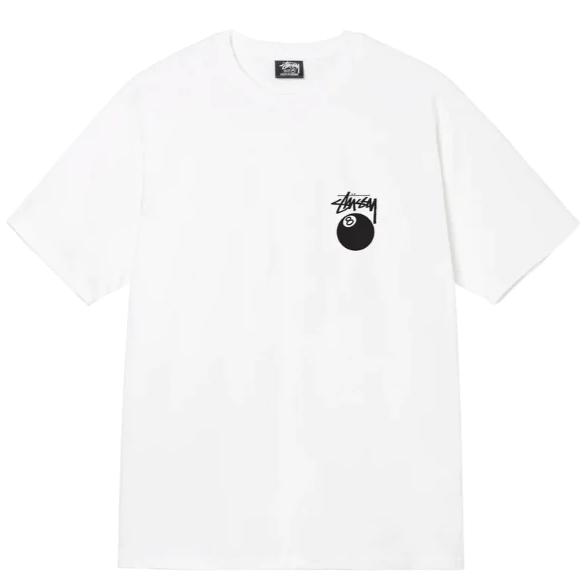 Stussy Billiards Tee White