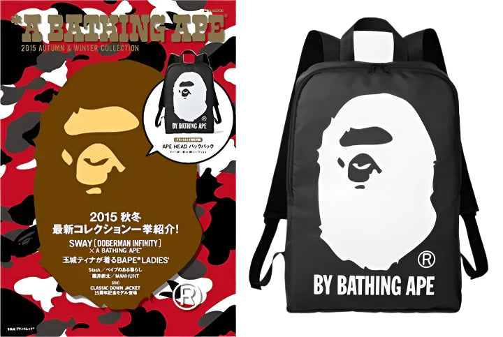 A Bathing Ape 2015 Autumn & Winter Collection Backpack Black