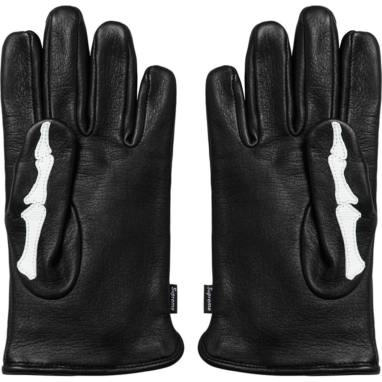 Supreme®/Vanson® Leather X-Ray Gloves Black