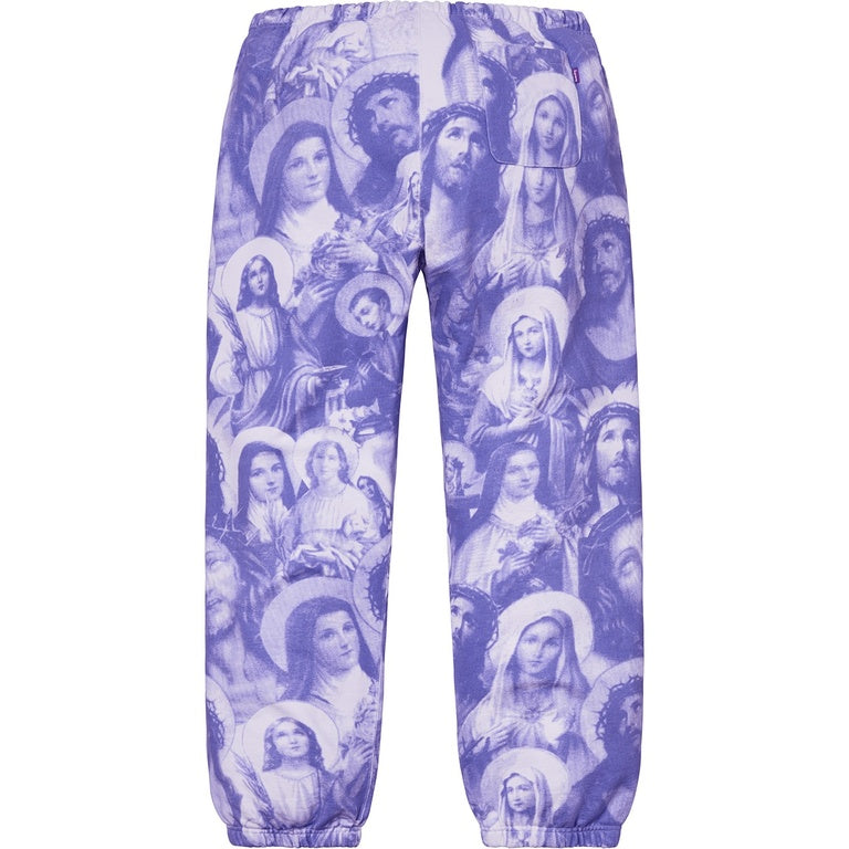 Supreme Jesus and Mary Sweatpant Purple