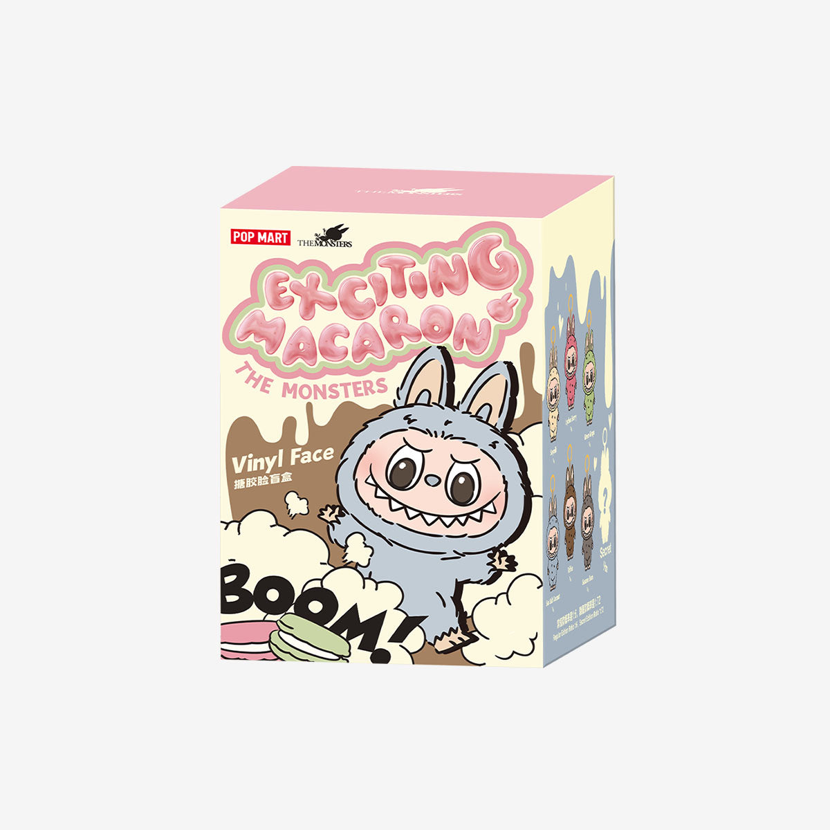 POP MART Labubu The Monsters Exciting Macarons Vinyl Face Blind Box (Sold separately)