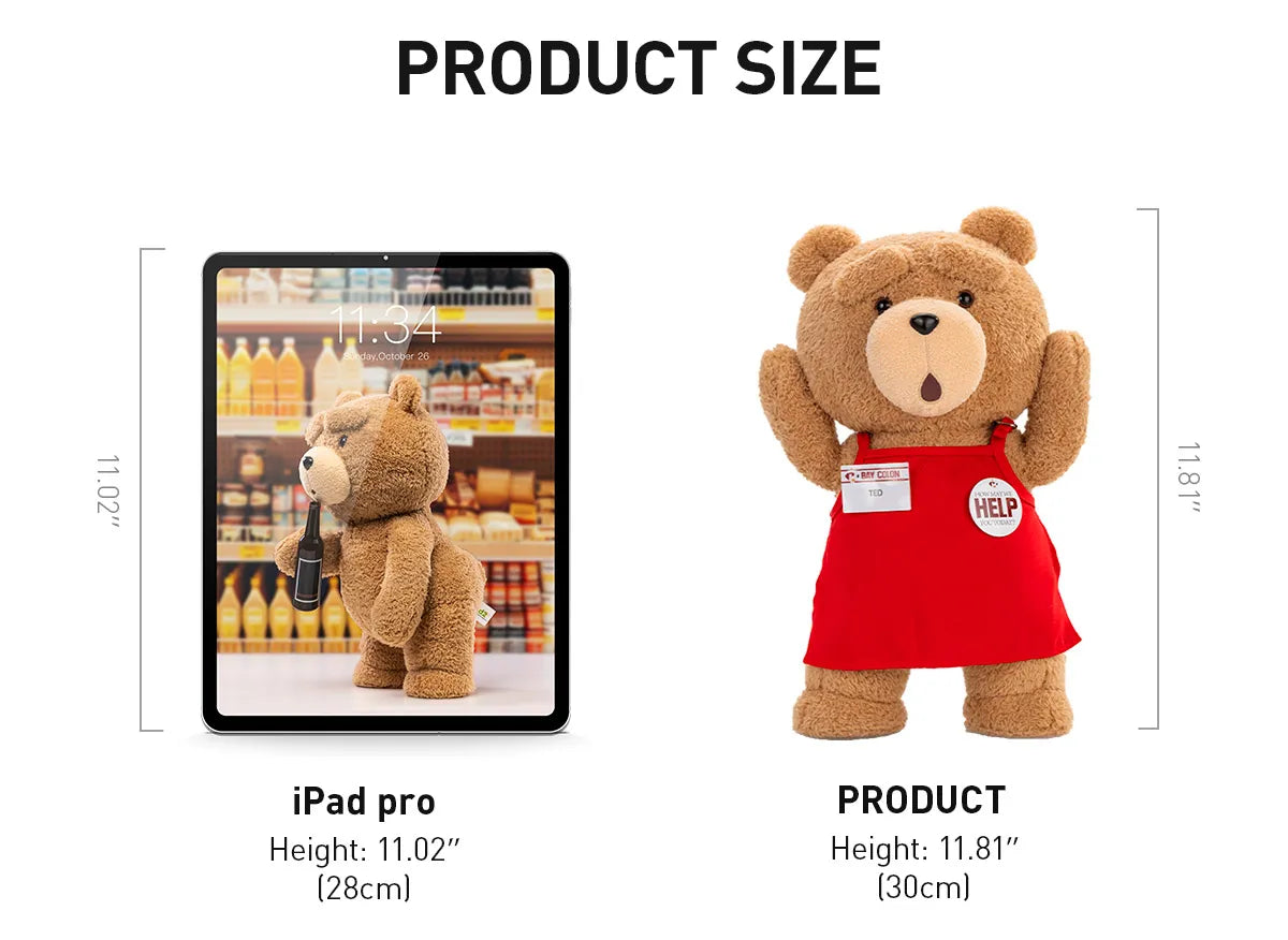 Ted2-ted Action Plush Figure