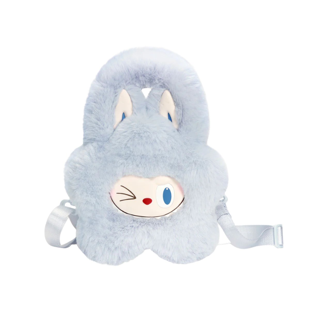 Labubu THE MONSTERS Classic Series-Plush Flower Bag (Blue)