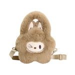 Load image into Gallery viewer, Labubu THE MONSTERS Classic Series-Plush Flower Bag (Brown)
