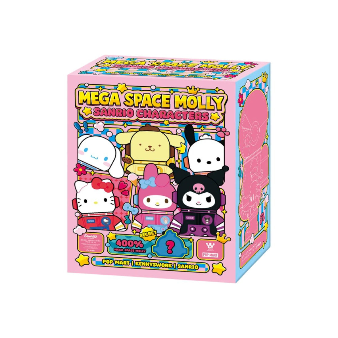 POP MART MEGA SPACE MOLLY 400% Sanrio Characters Series (Sold Per Piece)