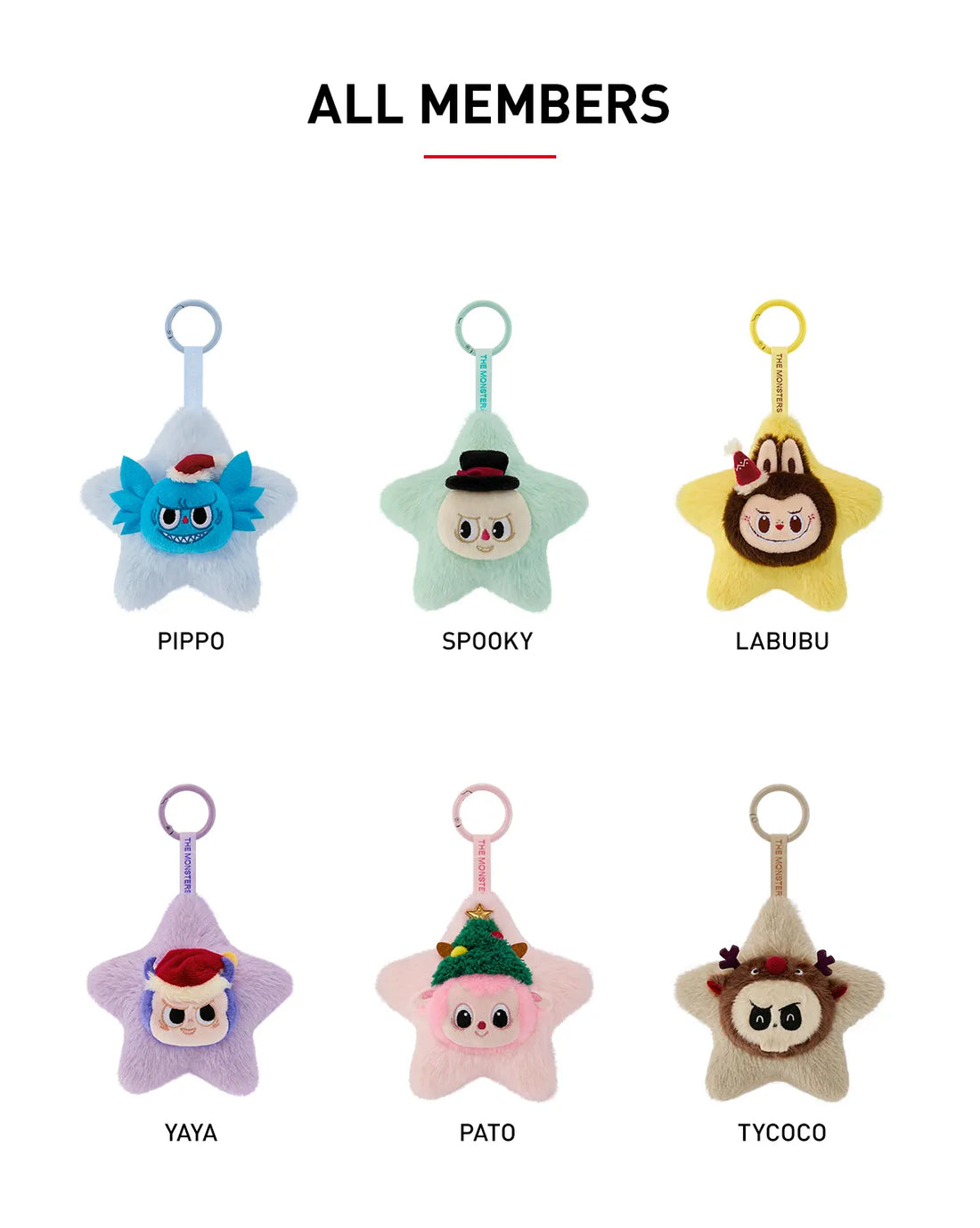 Popmart THE MONSTERS Classic Series-Sparkly Plush Pendant Blind Box (Sold per piece)