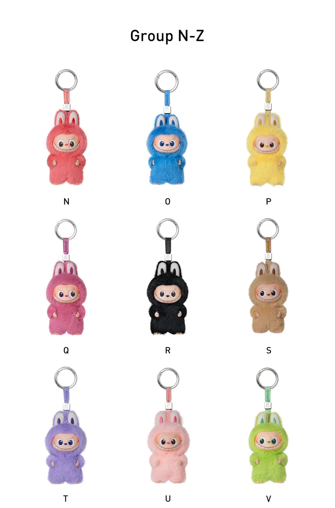 Popmart Labubu The Monsters Pin For Love Series Vinyl Plush Pendant Blind Box (N-Z) (Sold per piece) V4