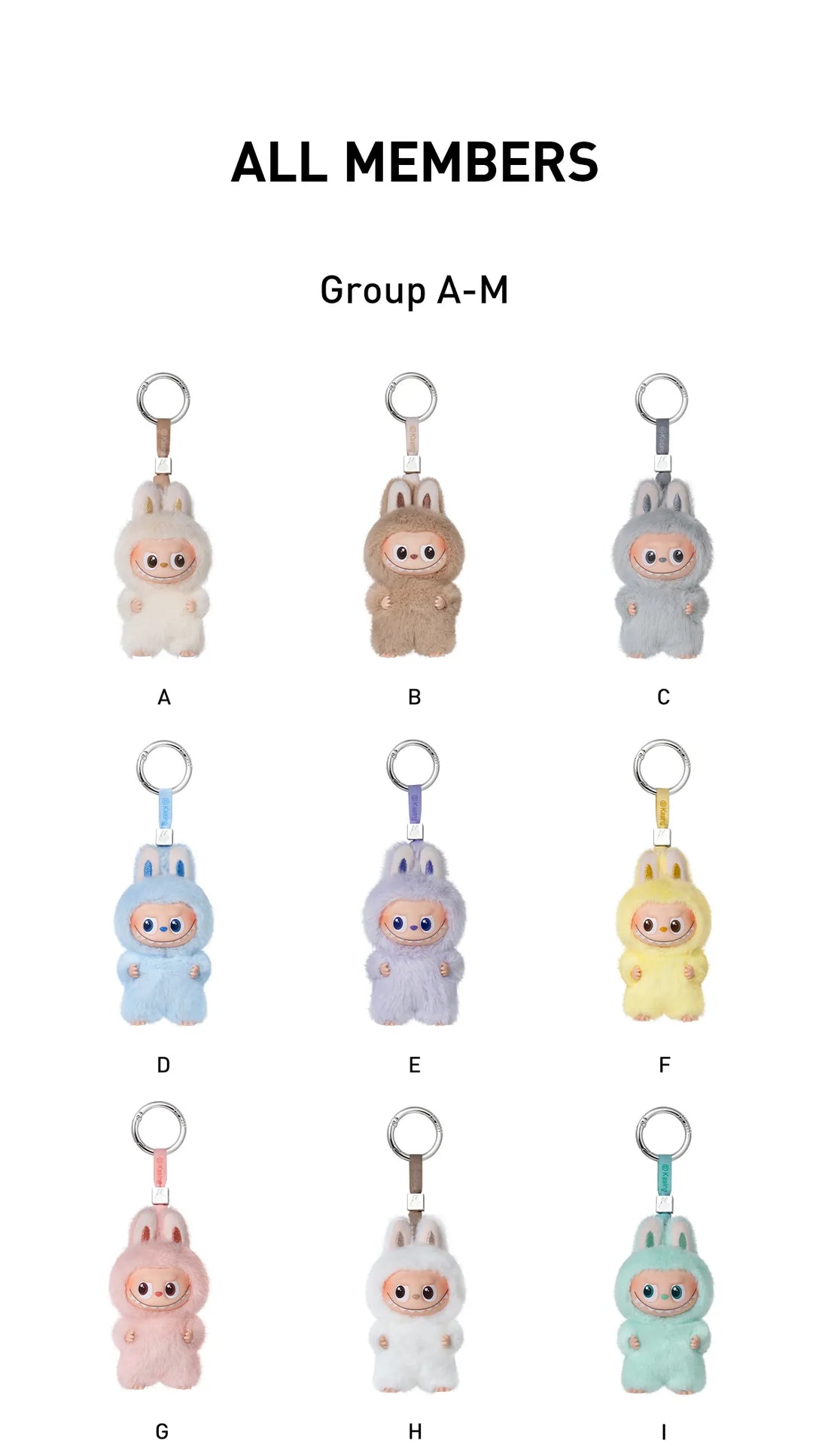 Popmart Labubu The Monsters Pin For Love Series Vinyl Plush Pendant Blind Box (A-M) (Sold per piece) V4