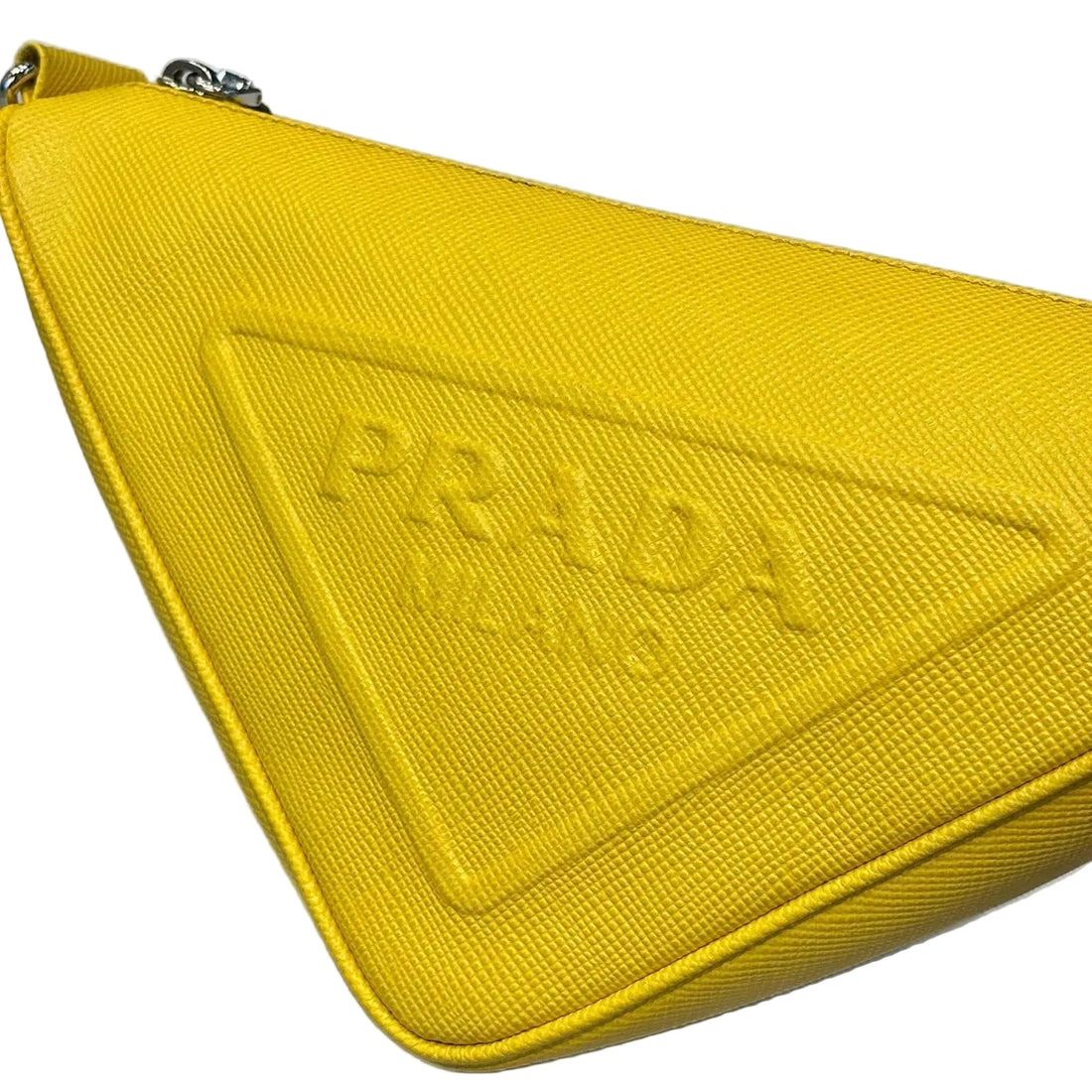 Prada Saffiano Triangle Bag Sunny Yellow (Like new)