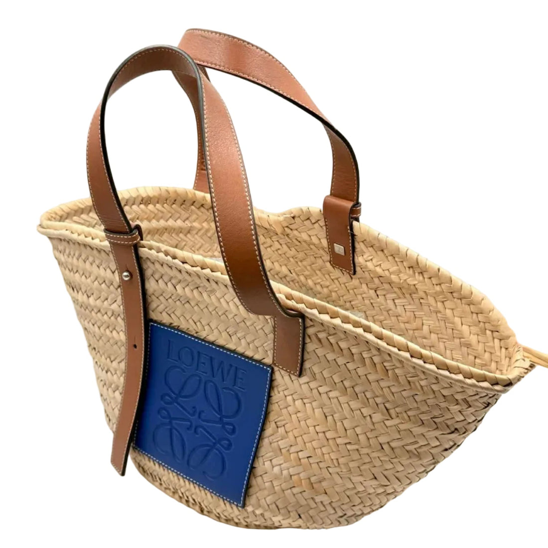 Loewe Large Raffia Basket Bag (Like new)