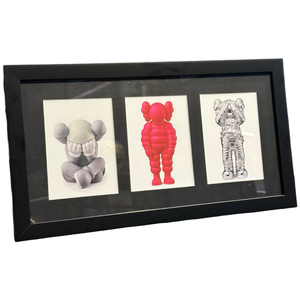 KAWS Vinyl Toys Postcard Brooklyn Museum (FRAMED)