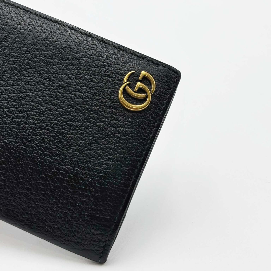 Gucci GG Long Marmont Wallet in Leather (Pre-owned)