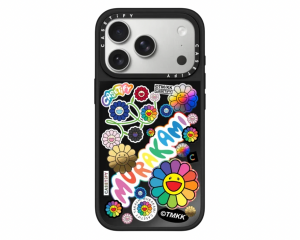 CASETIFY x Takashi Murakami Flowers Sticker Mania iPhone 17 Pro Max Gl