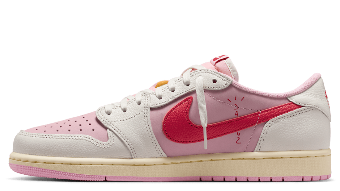 Jordan 1 Retro Low OG SP Travis Scott Sail Tropical Pink